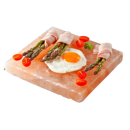 Natural Himalayan salt block.