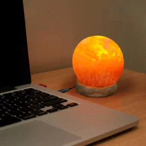 Ball Shape USB Salt Lamp