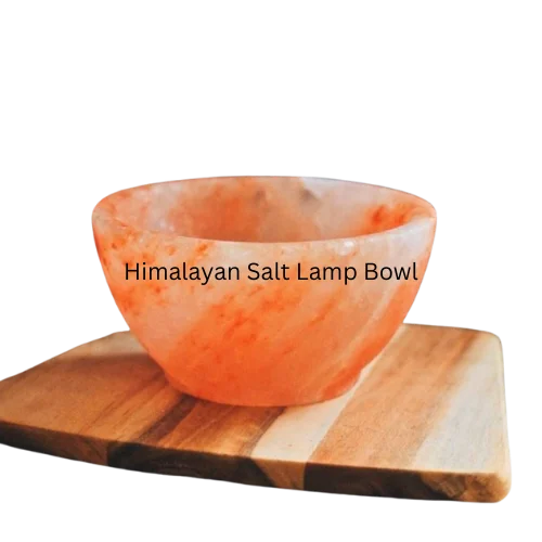 Himalayan Pink Salt Bowls on display.