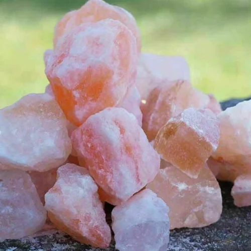 Crystal Chunk of Pink Himalayan Salt for Livestock – Natural Mineral Lick USA