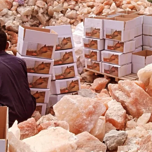Himalayan animal lick salt exporter supplying natural mineral salt blocks