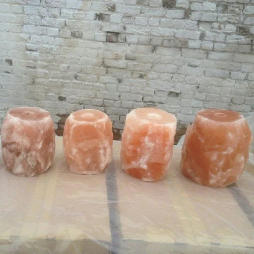 Natural Himalayan animal lick salt block for livestock nutrition
